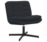 vidaXL Sillón Relax en Movimiento de, de Terciopelo Negro. Dimensiones: 63 x 75 x 76 cm. Tiene un Tacto Suave y un diseño ergonómico Que Rota 360°. Su Estructura metálica Mate lo Hace Muy Estable. Es