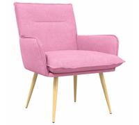 vidaXL Sillón Rosa Tela