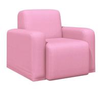 vidaXL Sillón Rosa Tela