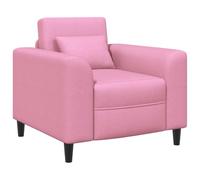 vidaXL Sillón Rosa Tela