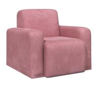vidaXL Sillón Rosa Terciopelo