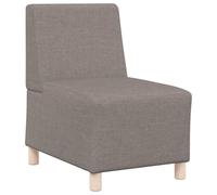 vidaXL Sillón Sofá Tela Gris Topo 55 cm, sofá Individual, sofá cómodo, sillón de televisión, sofá, Asientos de sofá, sofá Relajante