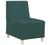 vidaXL Sillón Sofá Tela Verde Oscuro 55 cm, sofá Individual, sofá cómodo, sillón de televisión, sofá, Asientos de sofá, sofá Relajante