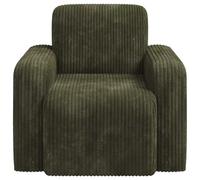 vidaXL Sillón Verde Pana