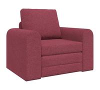 vidaXL Sillón y sofá Cama Rojo de 2 en 1. Dimensiones compactas: 98 x 71 x 83 cm. Asiento tapizado Sala de Estar o Dormitorio. Diseño versátil Que se Adapta a Cualquier Espacio. IDE