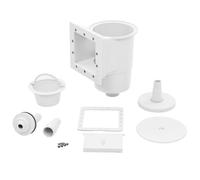 vidaXL Skimmer de Piscina Blanco Sumergidor Canasta Malla Limpieza SPA