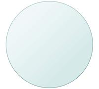 vidaXL Tablero Superficie Redonda de Mesa de Cristal Vidrio Templado 800 mm