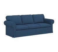 vidaXL Sofá Azul 215 x 82 x 80 cm Metal, Sala de Estar, Rectangular, Moderno, Duradero, Diseño Ergonómico, Muebles Elegantes, Decoración Minimalista, Espacio Funcional