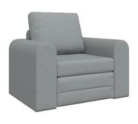 vidaXL Sofá-Cama 2-en-1 Gris Claro 98x71x83 cm Tela