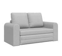 vidaXL Sofá Cama 2 en 1 Gris Nube 148x71x83 cm Tela