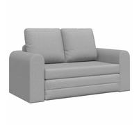 vidaXL Sofá Cama 2 en 1 Gris Nube 148x71x83 cm Tela
