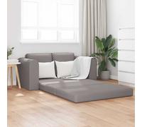 vidaXL Sofá cama 60cm Taupé tela, Sofá cama rectangular ajustable, moderno, ideal para , diseño compacto y flexible para descansar
