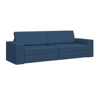vidaXL Sofá Cama Azul Marino 245 x 78 x 77 cm Tela | Cambia de sofá a cama fácil, Acomoda hasta 3 personas sin problemas, Color azul marino que queda bien en cualquier lugar