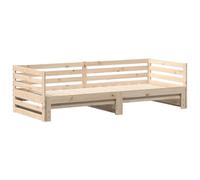vidaXL Sofá Cama con Cama Nido sin colchón 80x200 cm