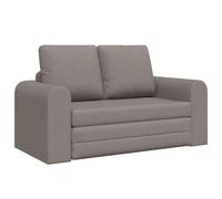 vidaXL Sofá Cama de Suelo 2 en 1 Taupe 148x71x83 cm Tela