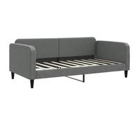 vidaXL Sofá Cama de Tela Gris Oscuro 100x190 cm, Cama de Invitados, sofá, sofá Cama Individual, sofá Cama cómodo, sofá para Dormir, sofá Cama de Tela