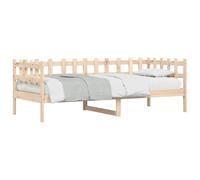 vidaXL Sofá Cama, Estructura de Cama de Invitados, Somier de Listones, Sofá Cama para Dormitorio Salón, Madera Maciza de Pino 90x190 cm