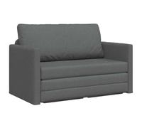 vidaXL Sofá Cama 2 en 1 Gris Oscuro 124x71x78 cm Tejido