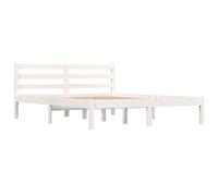 vidaXL Sofá Cama Invitado Pijamada Plegable Salón Sala de Estar Acolchada Dormitorio Habitación Mobiliario Madera Maciza de Pino Blanco 140x190 cm