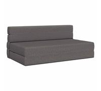 vidaXL Sofá Cama Plegable Gris Claro 203 x 152 x 15 cm Tela, Sofá Ajustable, Cama Convertible, Ahorra Espacio, Muebles Modernos, Funcional, Vida Urbana, Diseño Contemporáneo, Confort Interior