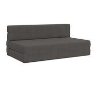 vidaXL Sofá Cama Plegable Gris oscuro 203 x 152 x 15 cm Tela de Pana, Sofá Ajustable, Cama Convertible, Ahorra Espacio, Muebles Modernos, Funcional, Vida Urbana, Diseño Contemporáneo, Confort Interior