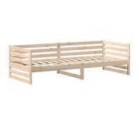vidaXL Sofá Cama sin colchón de 80x200 cm, de Madera Maciza de Pino