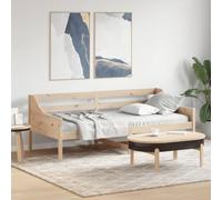 vidaXL Sofá Cama, Somier de Listones de Invitados, Estructura de Cama, Mueble para Salón Dormitorio, Madera Maciza de Pino 100x200 cm