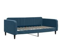 vidaXL Sofá Cama Terciopelo Azul 100x200 cm, Cama de Invitados, sofá, sofá Cama Individual, sofá Cama cómodo, sofá para Dormir