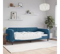 vidaXL Sofá Cama Terciopelo Azul 100x200 cm, Cama de Invitados, sofá, sofá Cama Individual, sofá Cama cómodo, sofá para Dormir