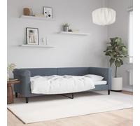 vidaXL Sofá Cama Terciopelo Gris Oscuro 80x200 cm