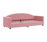 vidaXL Sofá Cama Terciopelo Rosa 80x200 cm, Cama de Invitados, sofá, sofá Cama Individual, sofá Cama cómodo, sofá para Dormir, sofá Cama de Terciopelo