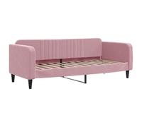 vidaXL Sofá Cama Terciopelo Rosa 80x200 cm, Cama de Invitados, sofá, sofá Cama Individual, sofá Cama cómodo, sofá para Dormir, sofá Cama de Terciopelo