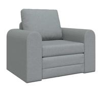 vidaXL Sofá-Cama 2-en-1 Gris Claro 98x71x83 cm Tela