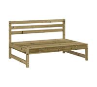 Vidaxl sofá central de jardín madera de pino impregnada 120x80 cm