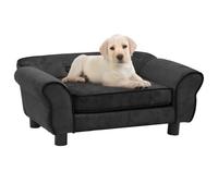 VidaXL Sofá clásico para perros color Gris oscuro