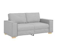 vidaXL Sofá de 2 plazas de Tela Gris Nube, 180x78x84 cm