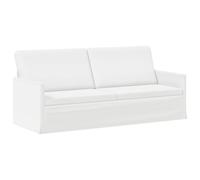 vidaXL Sofá de 3 plazas Blanco 190 x 81 x 82 cm Tela