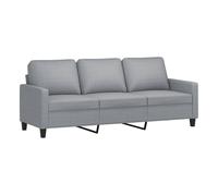Vidaxl sofá de 3 plazas de tela gris claro 180 cm