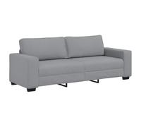 vidaXL Sofá de 3 plazas de Tela Gris Claro 180 cm, sofá, sofá de Tres plazas, sofá de Tela de 3 plazas, sofá de 3 plazas, sofá de Tela