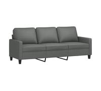 Vidaxl sofá de 3 plazas de tela gris oscuro 180 cm
