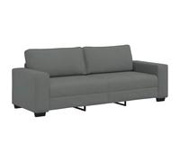 vidaXL Sofá de 3 plazas de Tela Gris Oscuro 220x77x82 cm, sofá, sofá de Tres plazas, sofá de Tela de 3 plazas, sofá de 3 plazas, sofá de Tela