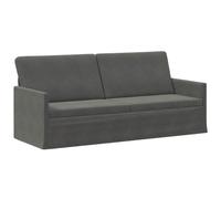 vidaXL Sofá de 3 plazas Gris Oscuro 190 x 81 x 82 cm Tela de Pana