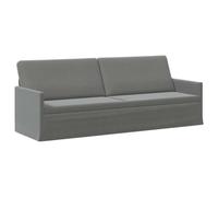 vidaXL Sofá de 3 plazas Gris Oscuro 220 x 81 x 82 cm