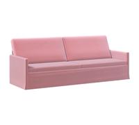 vidaXL Sofá de 3 plazas Rosa 220 x 81 x 82 cm Pwned_by_LORD666_YWH