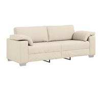 vidaXL Sofá de 3 plazas de Lino 178 cm