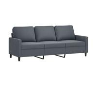 Vidaxl sofá de 3 plazas terciopelo gris oscuro 180 cm