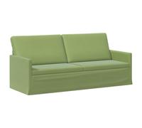 vidaXL Sofá de 3 plazas Verde Claro 190 x 81 x 82 cm