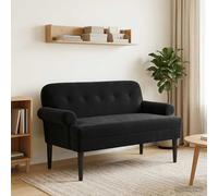 vidaXL Sofá de dos plazas Asientos Acolchados Tapizado de Terciopelo Asientos de salón Sofá Loveseat de Dormitorio Sofá Sofá moderno Asientos tapizados Sofá con cojín de espuma Sofá de terciopelo