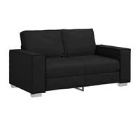 vidaXL Sofá Moderno Dos Plazas con Tapicería De Cuero Sintético Diseño Elegante Asientos Cómodos Uso Solo para Interiores Sala De Estar O Espacio De Oficina