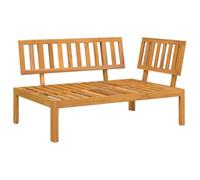 vidaXL Sofá de Esquina de palets para jardín Madera Maciza de Acacia, sofá de palets de Madera, Banco de Exterior, Muebles de jardín, Banco de palets